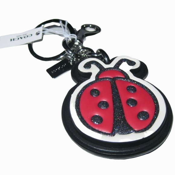 COACH 2 PIECE SET Ladybug Micro Rowan & Bag Charm - Picture 14 of 16
